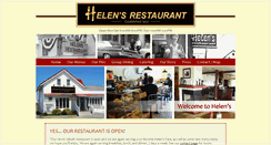Desktop Screenshot of helensrestaurantmachias.com
