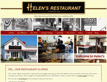 Tablet Screenshot of helensrestaurantmachias.com
